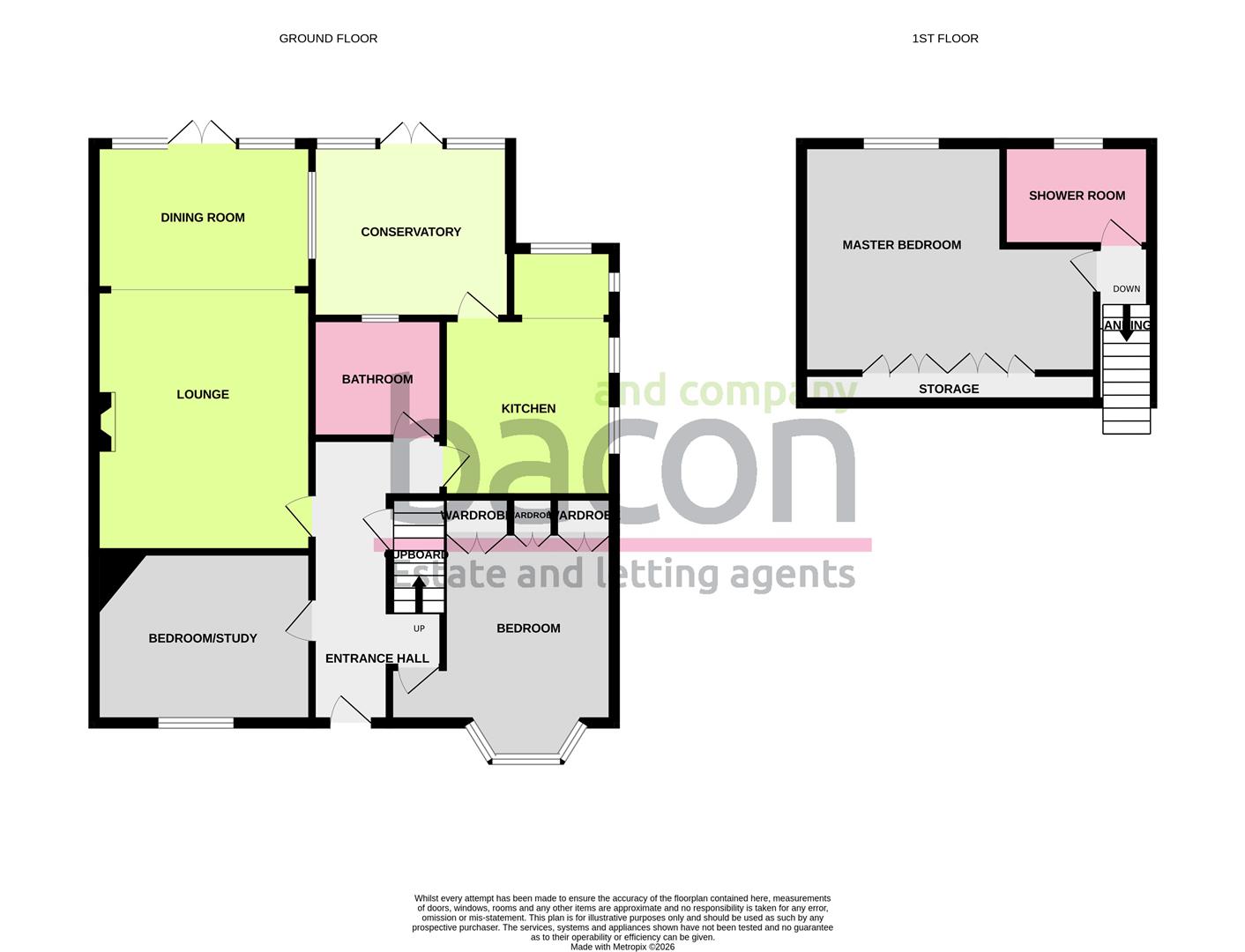 Floor Plan | Bungalow - Semi Detached | The Plantation, Worthing | Sold - Subject to Contract